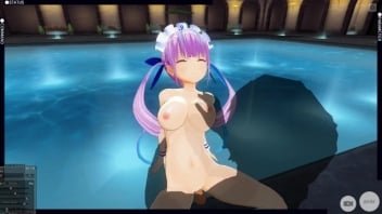 Pornografi animasi 3D sesat meniduri seorang pembantu di tepi kolam renang Masturbasi mengisap penis, goyang, vagina menyebar Sangat Bagus Sangat Seksi